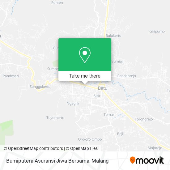 Bumiputera Asuransi Jiwa Bersama map