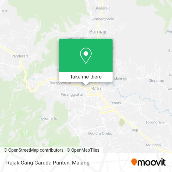 Rujak Gang Garuda Punten map