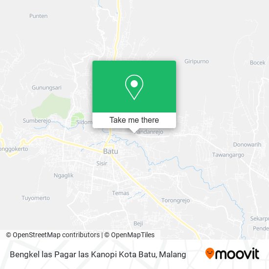 Bengkel las Pagar las Kanopi Kota Batu map