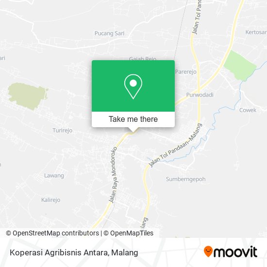 Koperasi Agribisnis Antara map