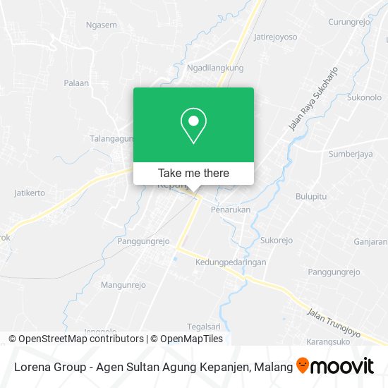 Lorena Group - Agen Sultan Agung Kepanjen map