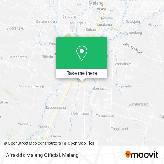 Afrakids Malang Official map