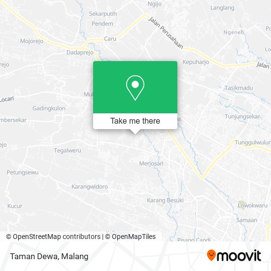 Taman Dewa map