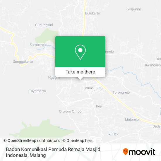 Badan Komunikasi Pemuda Remaja Masjid Indonesia map