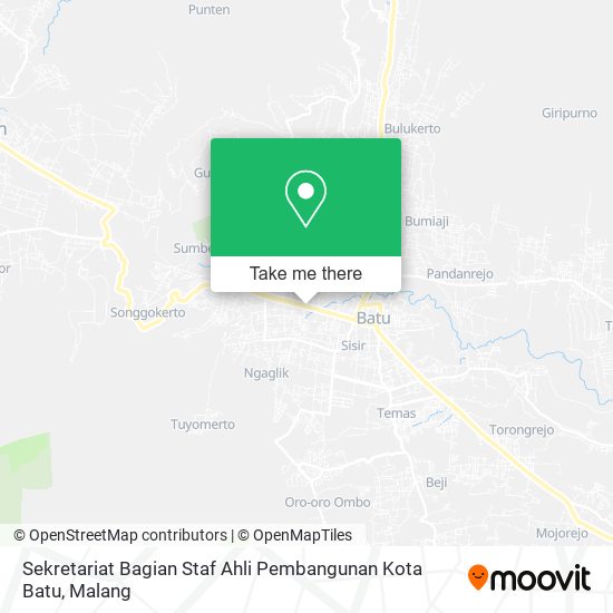 Sekretariat Bagian Staf Ahli Pembangunan Kota Batu map