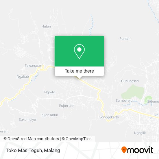 Toko Mas Teguh map