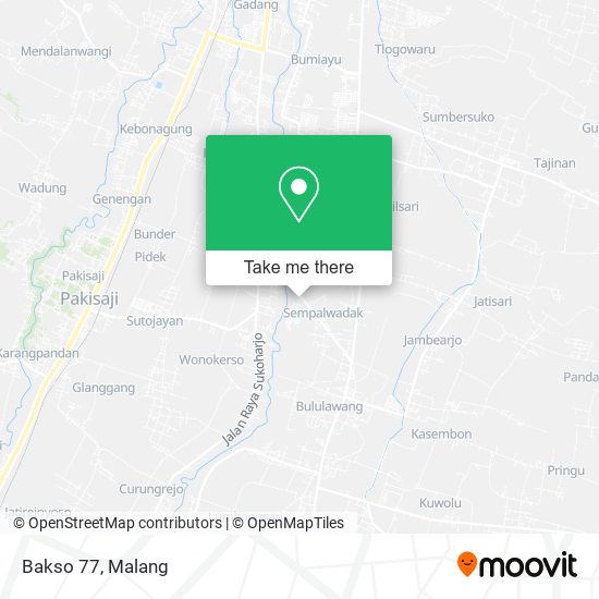 Bakso 77 map