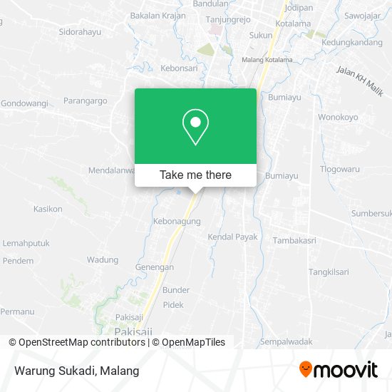 Warung Sukadi map