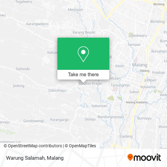 Warung Salamah map