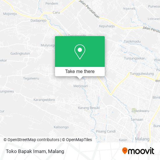 Toko Bapak Imam map