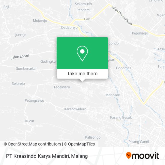 PT Kreasindo Karya Mandiri map