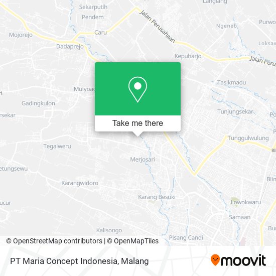 PT Maria Concept Indonesia map