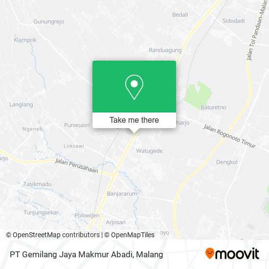 PT Gemilang Jaya Makmur Abadi map
