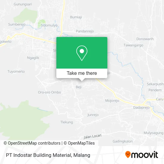 PT Indostar Building Material map