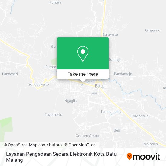 Layanan Pengadaan Secara Elektronik Kota Batu map