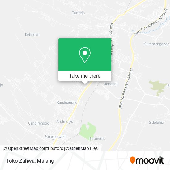 Toko Zahwa map