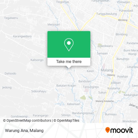 Warung Ana map