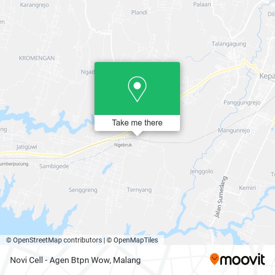 Novi Cell - Agen Btpn Wow map