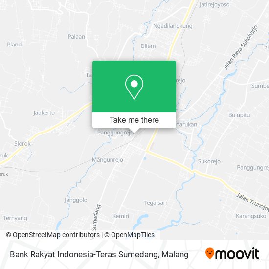 Bank Rakyat Indonesia-Teras Sumedang map