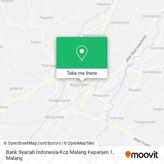 Bank Syariah Indonesia-Kcp Malang Kepanjen 1 map