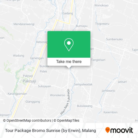 Tour Package Bromo Sunrise (by Erwin) map