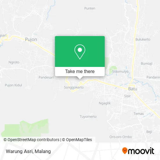 Warung Asri map