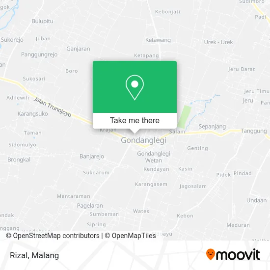 Rizal map