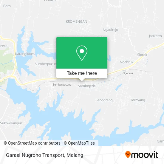 Garasi Nugroho Transport map