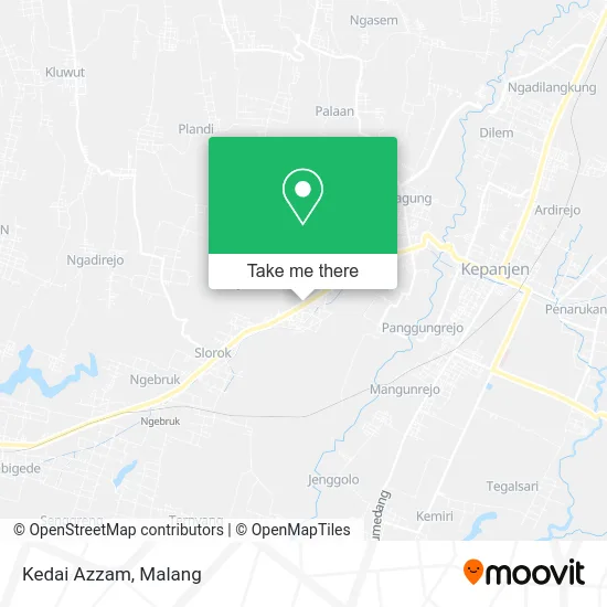 Kedai Azzam map