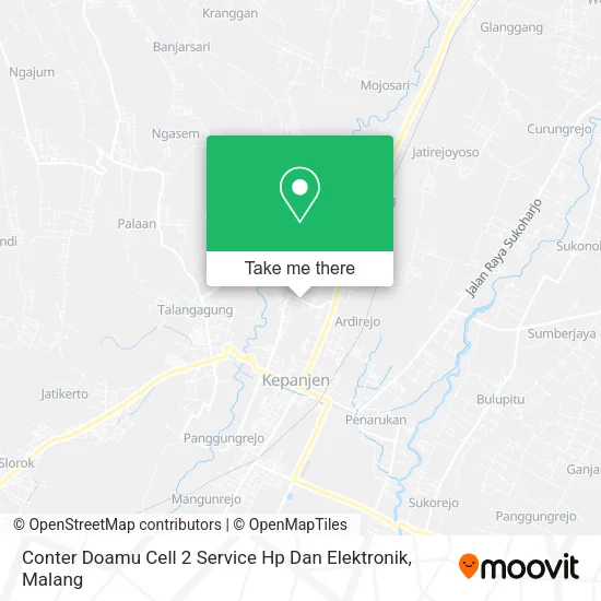 Conter Doamu Cell 2 Service Hp Dan Elektronik map