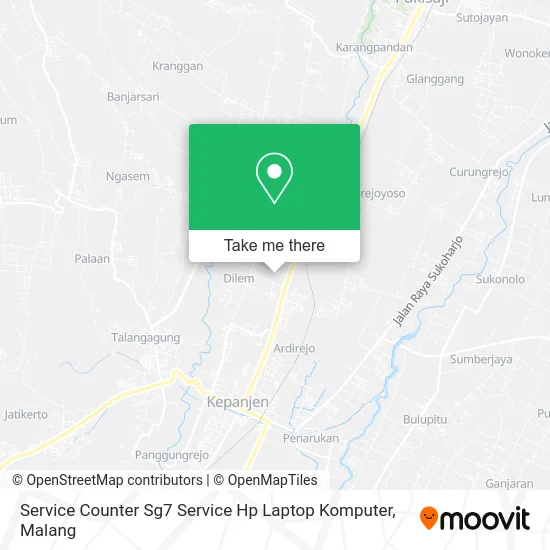 Service Counter Sg7 Service Hp Laptop Komputer map