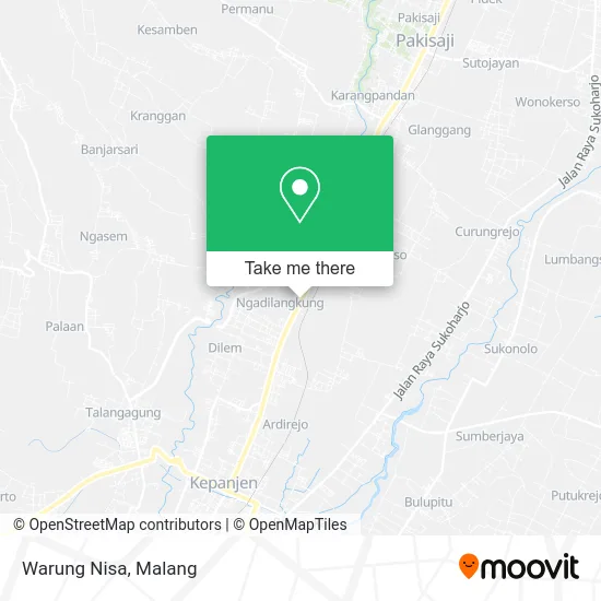 Warung Nisa map