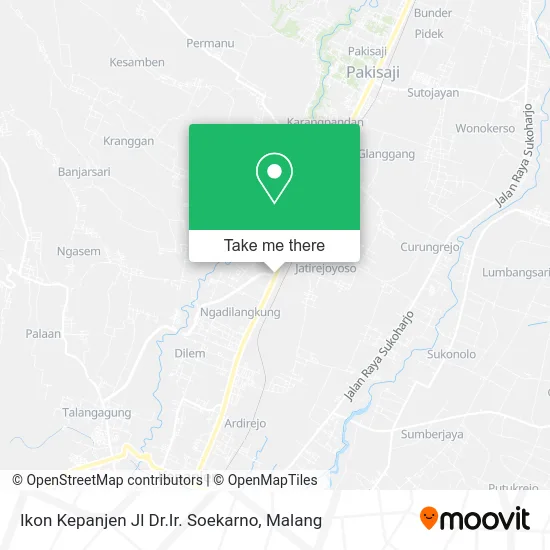 Ikon Kepanjen Jl Dr.Ir. Soekarno map
