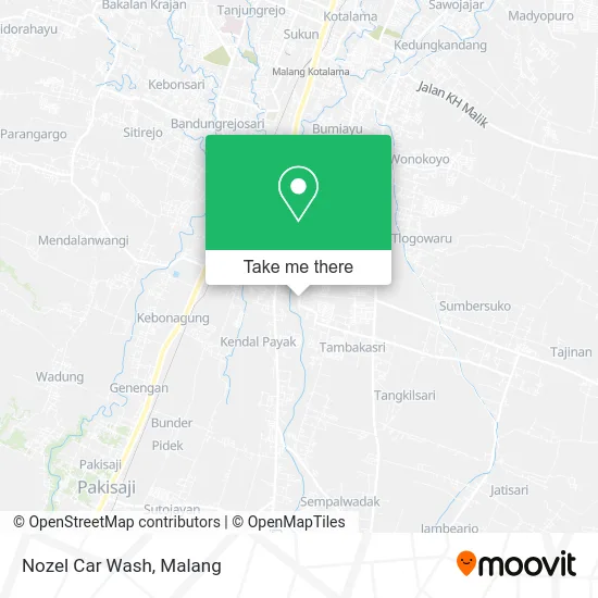Nozel Car Wash map