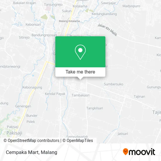 Cempaka Mart map