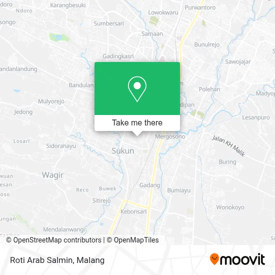 Roti Arab Salmin map