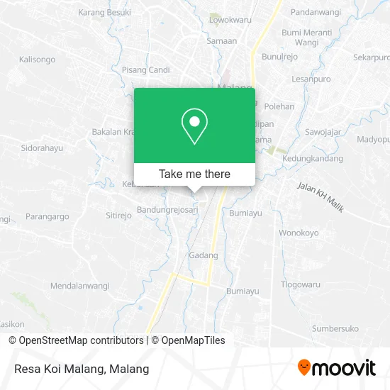 Resa Koi Malang map