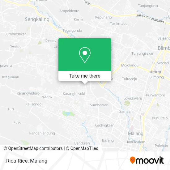 Rica Rice map