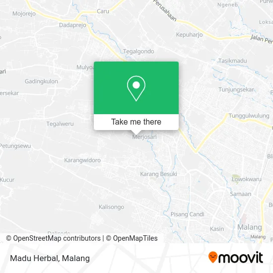 Madu Herbal map