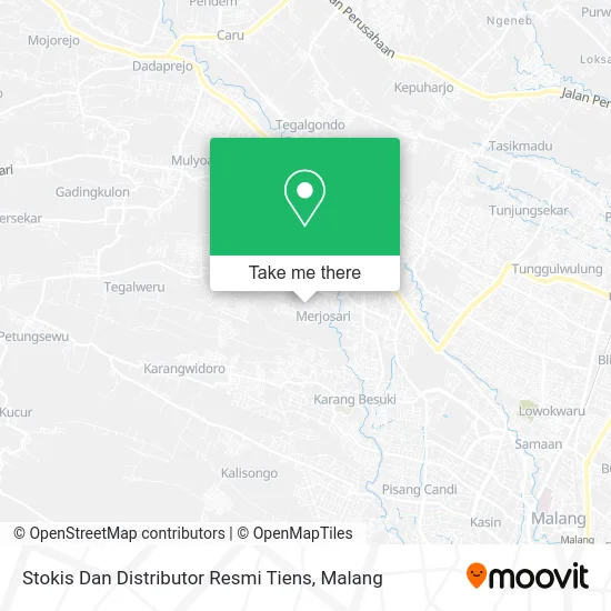 Stokis Dan Distributor Resmi Tiens map