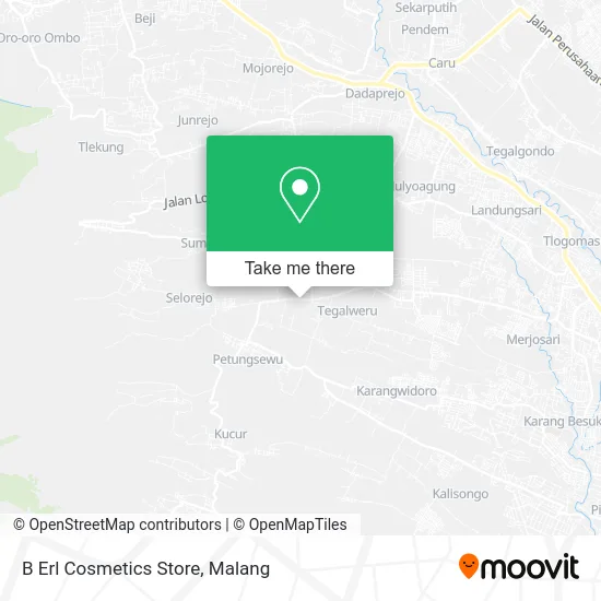 B Erl Cosmetics Store map