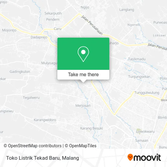 Toko Listrik Tekad Baru map