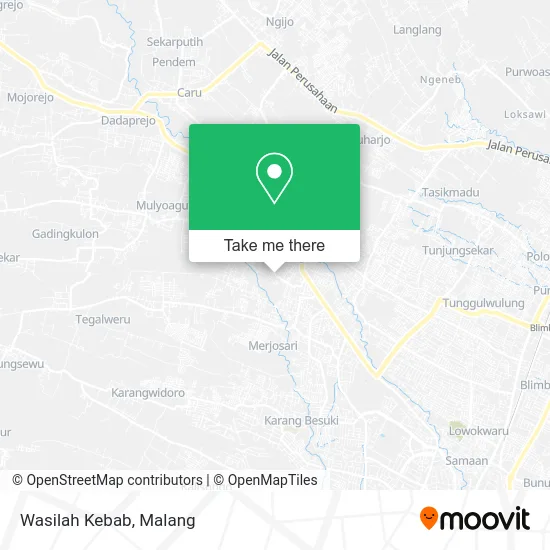 Wasilah Kebab map