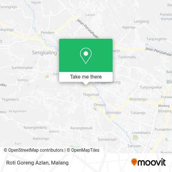 Roti Goreng Azlan map