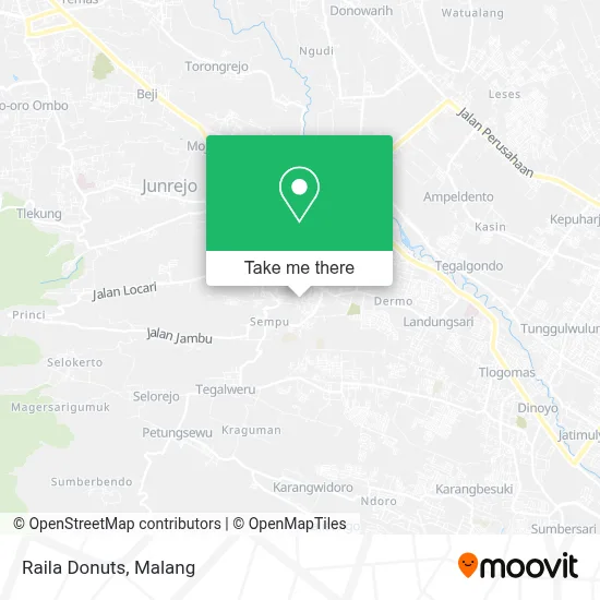 Raila Donuts map