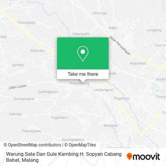 Warung Sate Dan Gule Kambing H. Sopyan Cabang Babat map