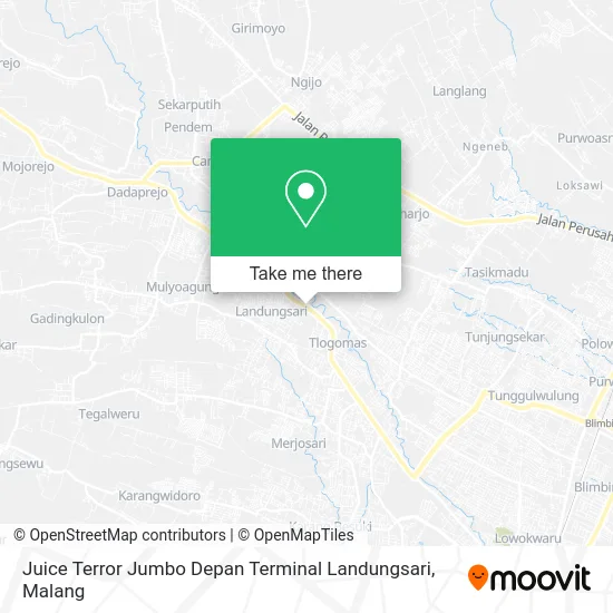 Juice Terror Jumbo Depan Terminal Landungsari map
