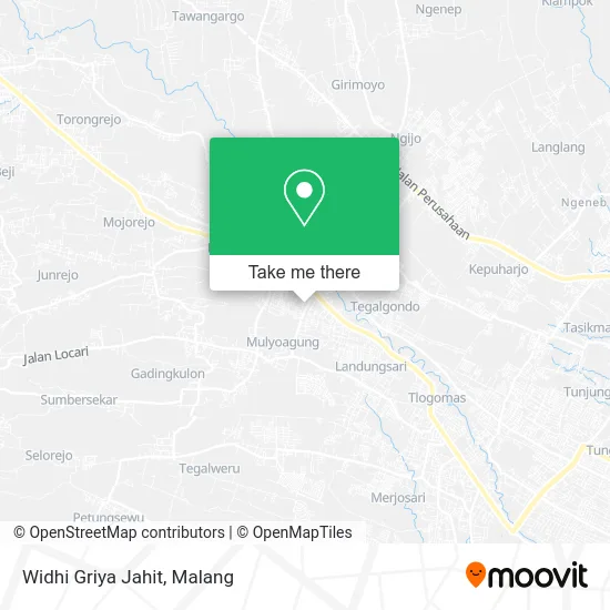 Widhi Griya Jahit map