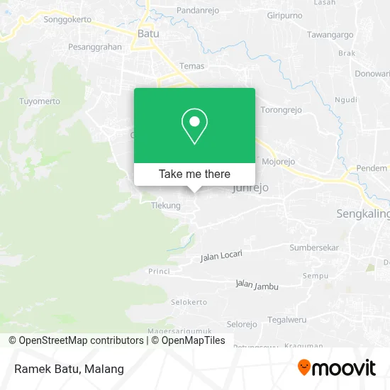 Ramek Batu map