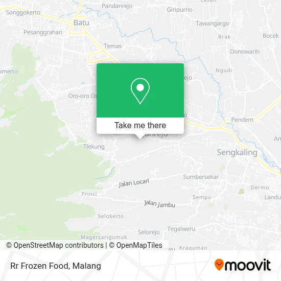 Rr Frozen Food map